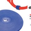 PRO 1250 Hook and Loop Tape, 82 ft, blue