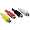 TruComponents 202593 RCA connector Socket, straight,Pins:2 Red