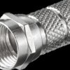 51853 F-connector, for 6.5 mm diameter coaxial cable, screw-on connect