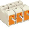 Plug, 3 pole, push-wire connection, 2.5 mm², white, 272-453/272-469