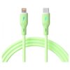 Akyga AK-USB-73 USB cable USB-C® plug, Apple Lightning plug 1 m Green