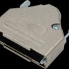 MHDTZK9-K D-Sub cap, 9-pin, straight, silver, size E