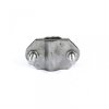 Złącze krzyżowe do uziomów 5/8 - 3/4, 2xM8, nierdzewne