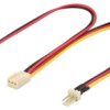 Kabel Zasilający Typu Y Do Wentylatora Komputerowego, 3-Pinowy Wtyk/3-Pinowe...