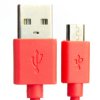 USB A to microB cable - Red