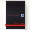 Notatnik Czarny/czerwony Okładka twarda A7 96 Sheets