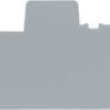 Partition wall, 1 mm, gray for terminal block, 2002-1593