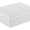Puszka n/t hermetyczna 190x140x70 bez dławików IP65 biała S-BOX 416B