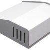 Aluminum enclosure, (L x W x H) 157 x 190 x 77 mm, gray, 515-0940