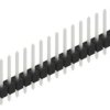 Pin header, 15 pole, pitch 2.54 mm, straight, black, 10048312
