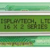 Wyświetlacz monochromatyczny LCD, , Alfanumeryczny, podświetlanie LED, Displaytech
