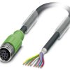 Kabel do czujników/elementów wykonawczych Phoenix Contact SAC-8P- 1,5-PUR/M12FS SH 1522862, kabel, otwarte końcówki, 1 s