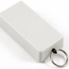 ABS miniature enclosure, (L x W x H) 80 x 40 x 20 mm, light gray (RAL 7035), IP54, 1551KRGY