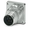 Złącze wielostykowe przemysłowe 6-pinowe M17 Montaż przedni Gniazdo Phoenix Contact