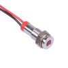 Q6F7CXXR12 Red Flush 6mm 12VDC LED Panel Indicator APEM