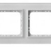 SONATA Ramka poczwórna białe szkło szronione R-4RGC/78/00