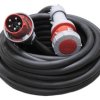Przedłużacz budowlany siłowy elCORD CEE 125A 400V IP67 20m H07RN-F 5G35 z wtyczką i gniazdem CEE 125A-5P IP67 30565200
