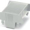 Upper part of housing, ABS/PC, (W x H x D) 70.1 x 75 x 36.95 mm, light gray, for enclosure, 1071125