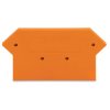 WAGO 280-331 2.5mm End and Intermediate Plate for 280-645 Orange