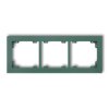 DECO Ramka potrójna DECO Pastel Matt szmaragdowy 51DR-3
