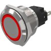 Signal light, 24 V (AC), 24 V (DC), 250 V, red, Mounting Ø 22 mm, 82-10-001339