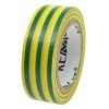 Taśma; izolacyjna; TISYGR10Y19MM; 10Y; 19mm; 0,13mm; żółto-zielona; KEMOT; samoprzylepna