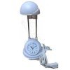 7208C biały lampa biurkowa + zegar Brilum 0801