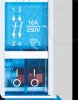 R12-200-230V Switching relay - 1 NO contact + 1 NC contact, 230 V