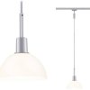 Lampa sufitowa, podwieszana Paulmann Sarrasani 96972 E14 chrom (matowy), opal