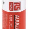 Baterie C, 1.5V LR14, RS PRO