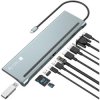 Stacja dokująca USB-C na HDMI/DP/VGA/USB-A/RJ45/SD/USB-C PD IUSB31C-DOCK12DPHD
