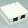 Gniazdo abonenckie 1 x RJ45 UTP-5 + 1 x RJ11