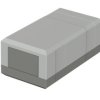 PS enclosure, (L x W x H) 125 x 67 x 50 mm, light gray/agate gray (RAL 7035), IP40, 32125042