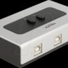 87761 USB 2.0 switch, 2 port, 2x USB-B to 1x USB-A, bi-directional