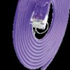 SLIM-L-UU-K6A 0.1 VT Patch cable, Cat.6a, U/UTP, SLIM, 0.1 m, violet
