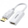 UNITEK Adapter DisplayPort -> HDMI 4K@30 (wtyk / gniazdo) biały 20cm