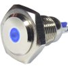 Lampka kontrolna do montażu panelowego 24V, niebieska 12mm LED Wyprowadzenia RS PRO