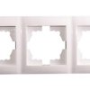 Wesa Ramka Potrójna Uniwersalna Biała Lc-49