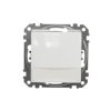 SEDNA DESIGN & ELEMENTS Wyłącznik zwierny przycisk z etykietą i podświetleniem biały SDD111133L SCHNEIDER ELECTRIC