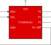 Automotive 4-bit I²C and SMBus I/O expander with configuration register and interrupt