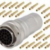 Rt061823snh-K Złącze Okrągłe Wtyk Na Przewód 23Pin Żeński Zaciskanie