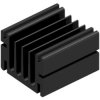 Extruded heatsink, (L x W x H) 50 x 46 x 33 mm, 5.8 to 3.8 K/W, black anodized, SK 68 50 SA