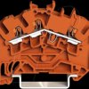 2202-6302 Durchgangsklemme, 3-Leiter, Ø 0,25 - 4 mm²