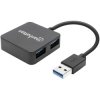 Manhattan 162296 USB hub 4 ports USB type A USB 3.0 5 GBit/s Black