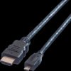 11995581 HDMI-A Stecker > HDMI Micro-D Stecker, mit Ethernet, 2 m