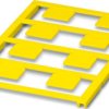 PA device marker, (L x W) 15 x 17 mm, yellow, sheet with 8 pcs, 0827886