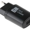 Adapter AC/DC Uwy 5V dc Iwy 1A USB typ A 5W typ wtyczki: Typ C