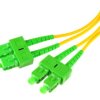 PATCHCORD ŚWIATŁOWODOWY SM 2M DUPLEX 9/125, SC/APC-SC/APC 3MM