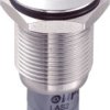 Przełącznik wciskany, wandaloodporny zatrzask TRU COMPONENTS LAS2GQF-11Z/S/P, 1 x wł/wł, 1 szt.