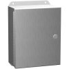 Wall enclosure, EJ Stainless, (H x W x D) 305 x 254 x 152 mm, IP66, stainless steel, EJ12106SS